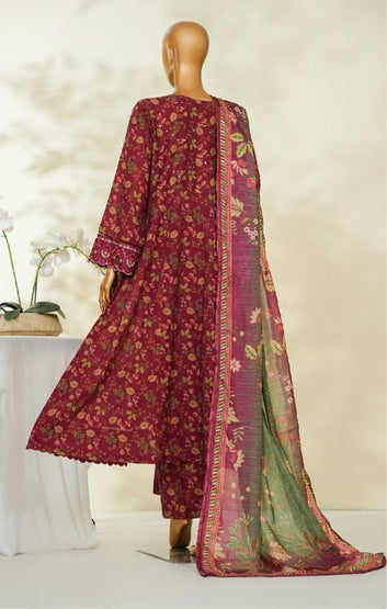 Embroidered Lawn 3 PC